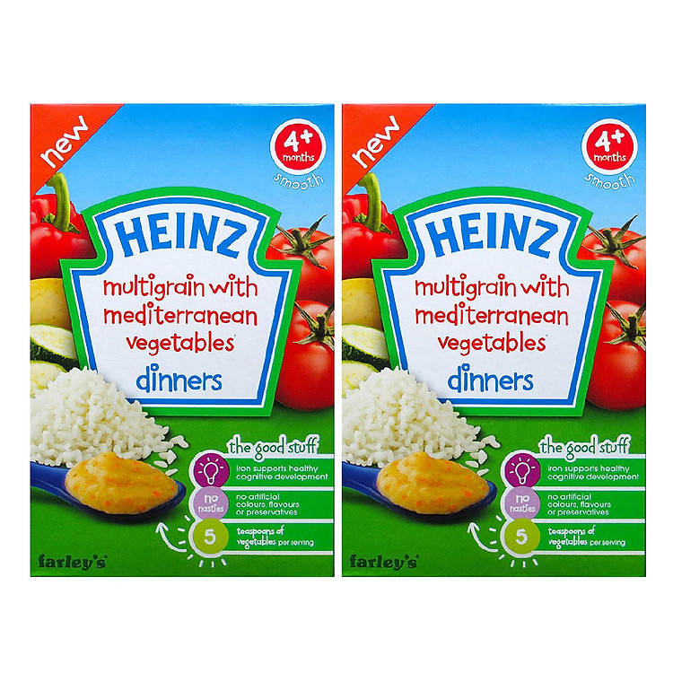 Combo 2 Hộp Ngũ Cốc Và Rau Củ Hỗn Hợp Heinz (125g)