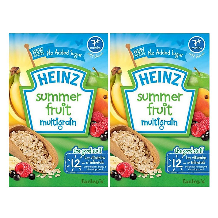 Combo 2 Hộp Ngũ Cốc Trái Cây Mùa Hè Heinz (120g)