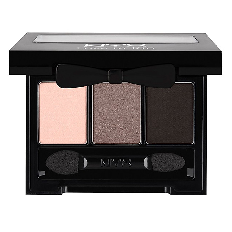Phấn Mắt 3 Màu NYX Professional Makeup Love In Rio Eye Shadow Palette (3.6g)