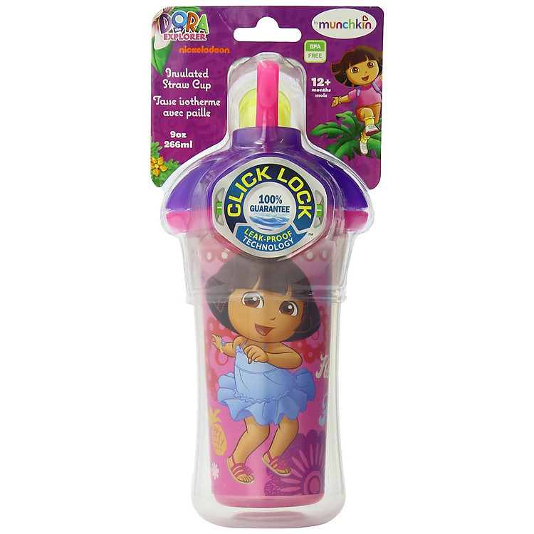 Cốc Ống Hút Giữ Nhiệt Dora Munchkin - 15468