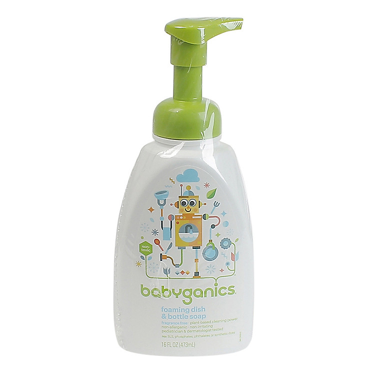 Nước Rửa Bình Sữa Babyganics (473ml)