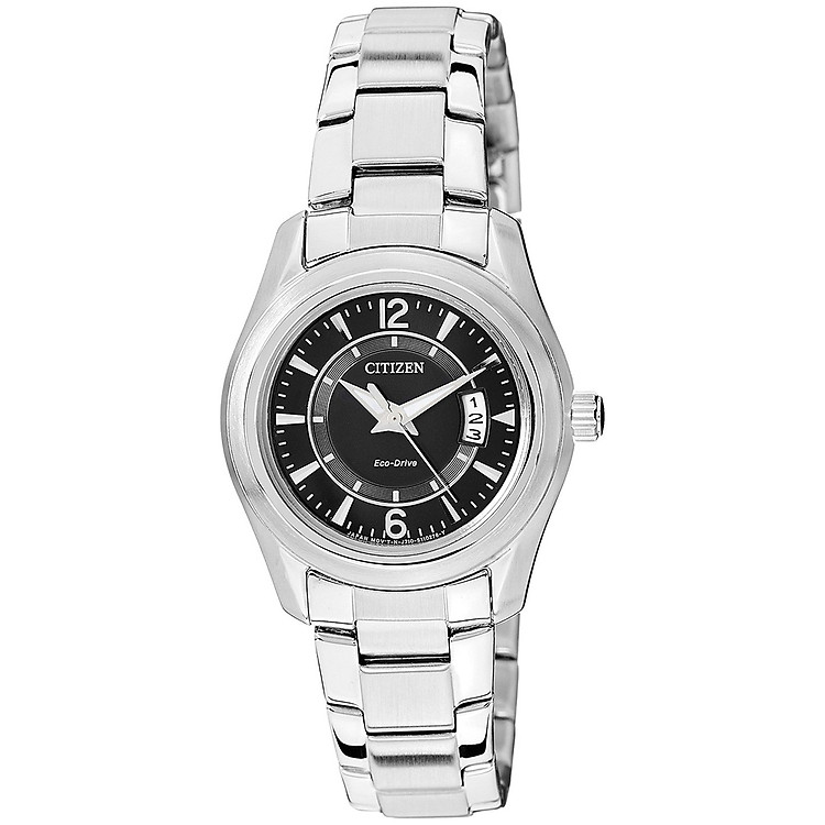 Đồng Hồ Nữ Citizen Dây Thép Không Gỉ FE1010-57E - Mặt Đen