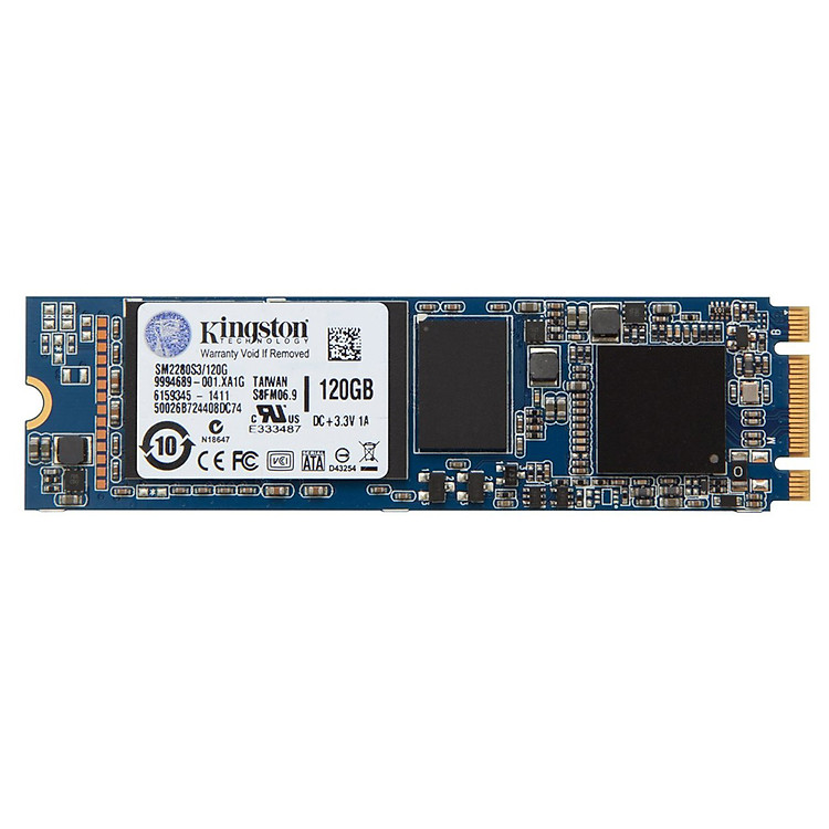 Ổ Cứng SSD Kingston M.2 SATA III SM2280S3/120G - 120GB - Hàng Chính Hãng