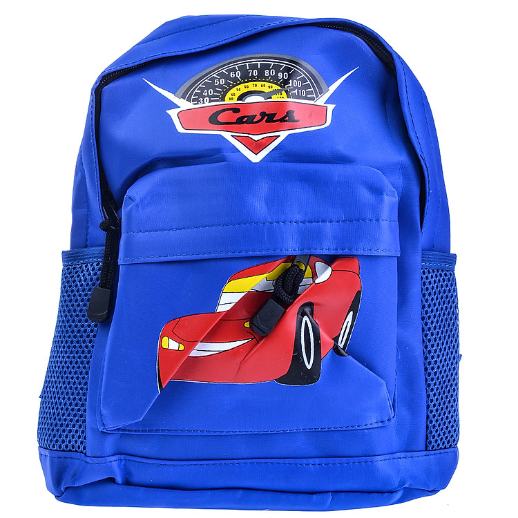 Balo Mẫu Giáo 826 - Cars Xanh Dương