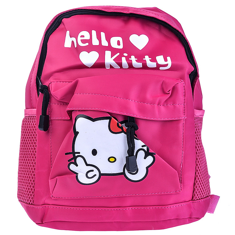Balo Mẫu Giáo 826 - Hello Kitty Hồng Đậm