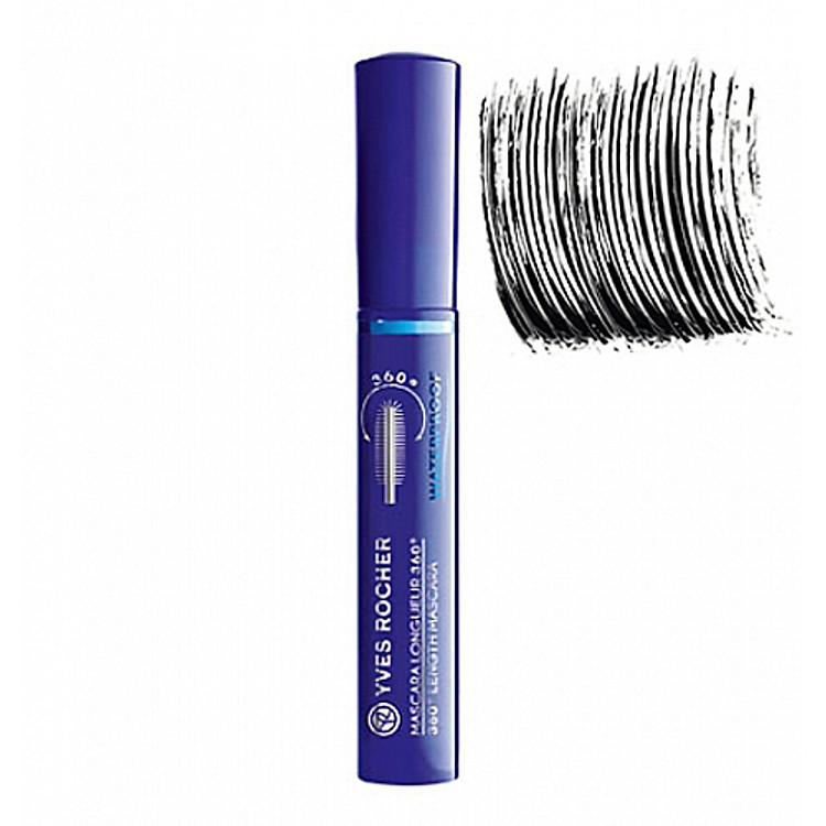 Mascara Không Trôi Yves Rocher Waterproof Longitud 360° Black 8ml - Y101986