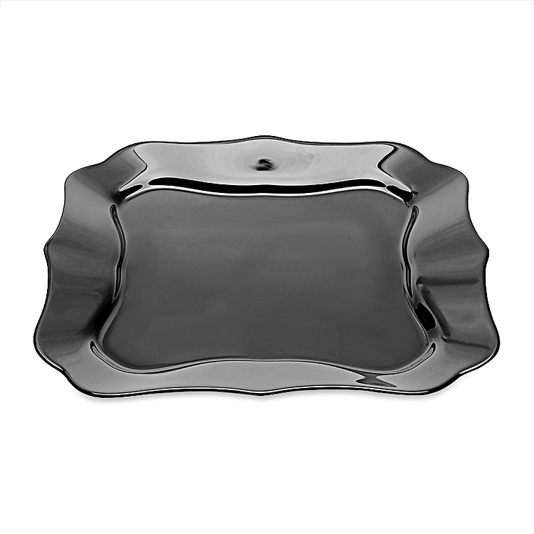 Đĩa Thủy Tinh Luminarc Authentic Black Dinner E4953 - (26cm)