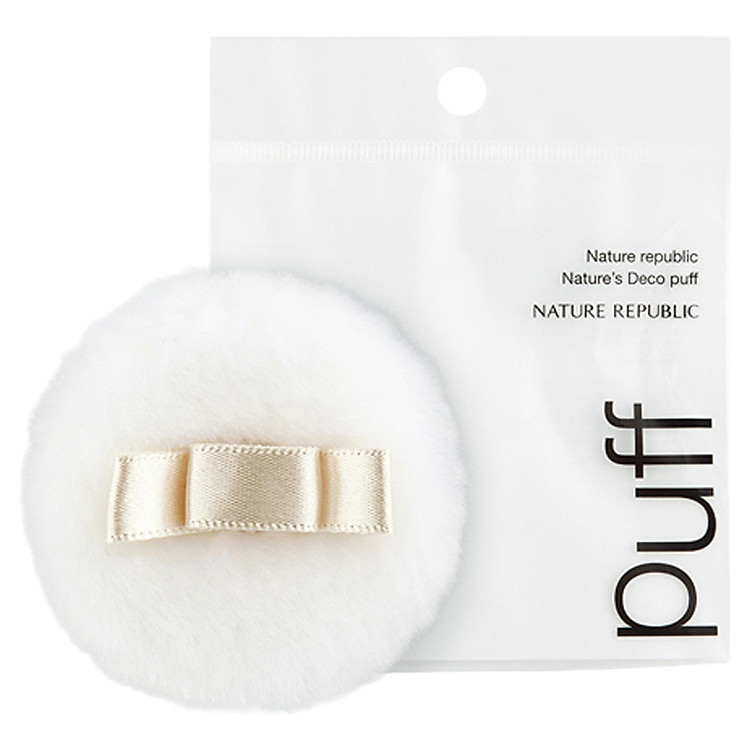Bông Phấn Má Nature Republic Natures Deco Blusher Puff Refill (1P)