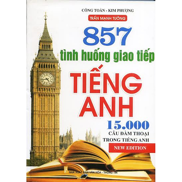 Sách 857 Tình Huống Giao Tiếp - 15000 Câu Đàm Thoại Tiếng Anh