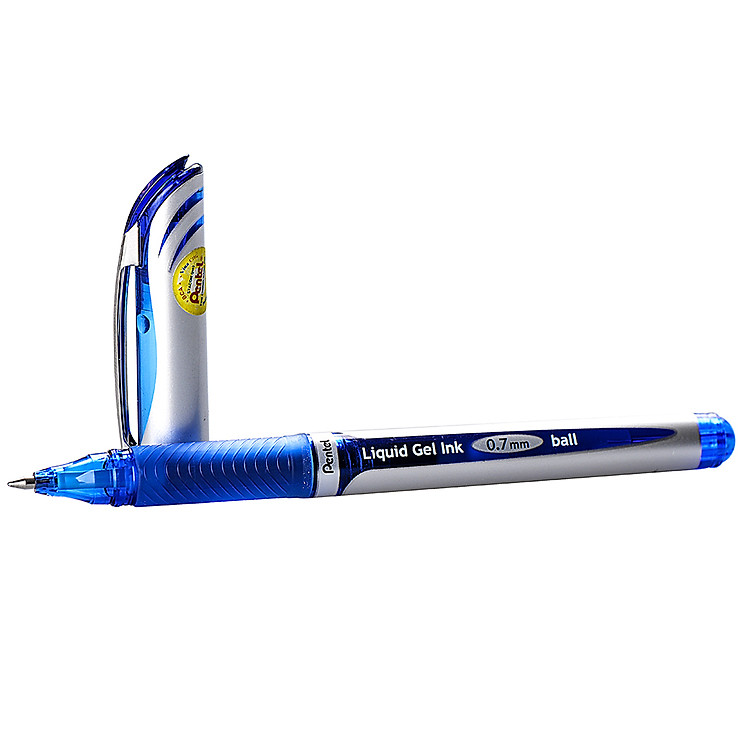 Bút Bi Nước Ký Nét To Pentel BL57 - Mực Xanh - Ảnh 2
