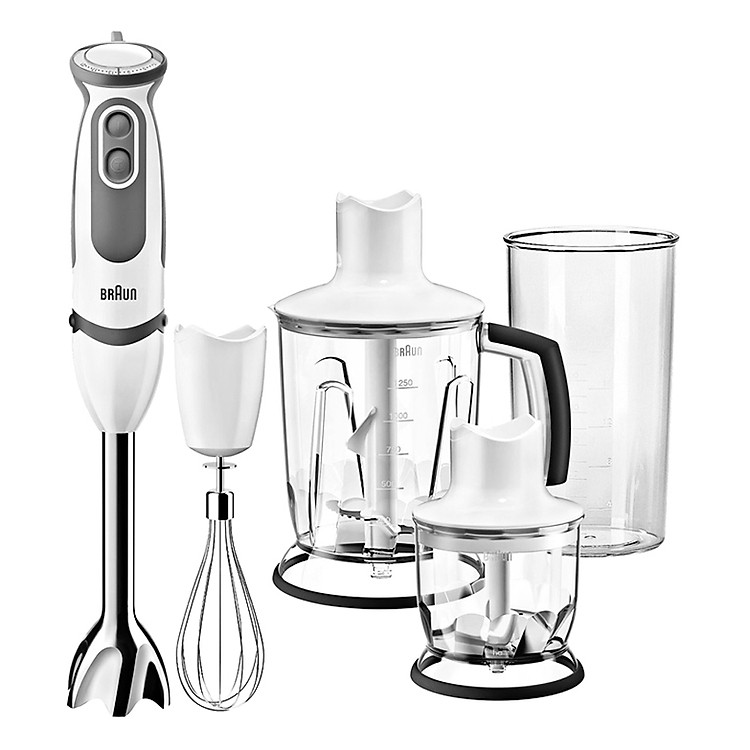 Máy Xay Cầm Tay Braun MQ 5045 Aperitive Vario - Trắng - Hàng Chính Hãng