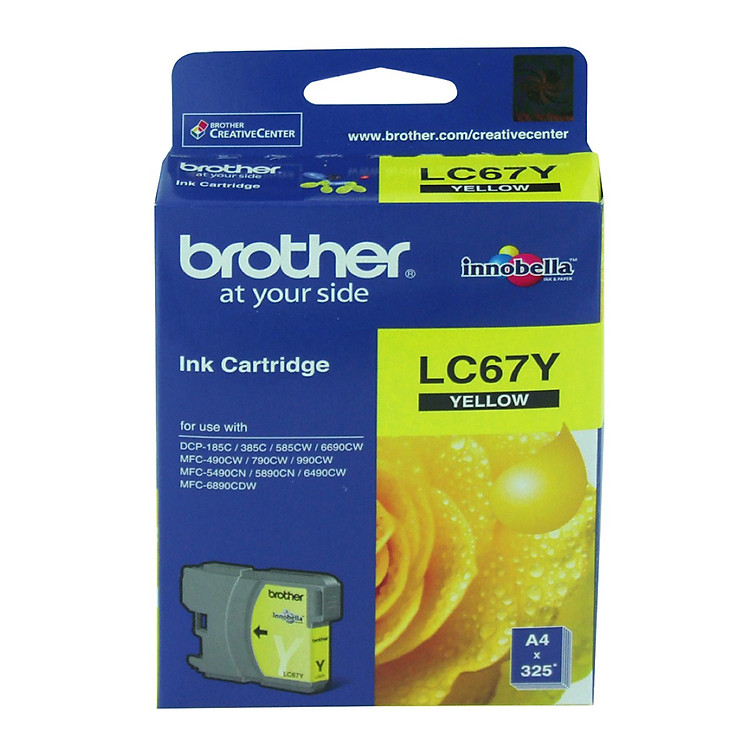 Mực In Brother LC-67Y - Hàng Chính Hãng