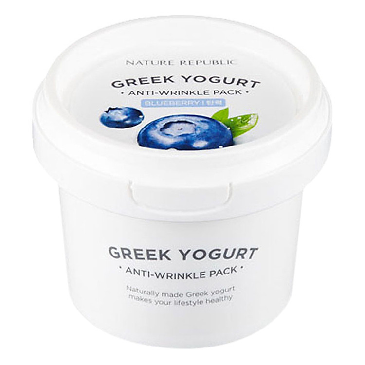 Mặt Nạ Ngủ Dưỡng Da Chiết Xuất Sữa Chua Chống Nhăn Greek Yogurt Pack_Blue Berry (Anti-Wrinkle) - 130ml