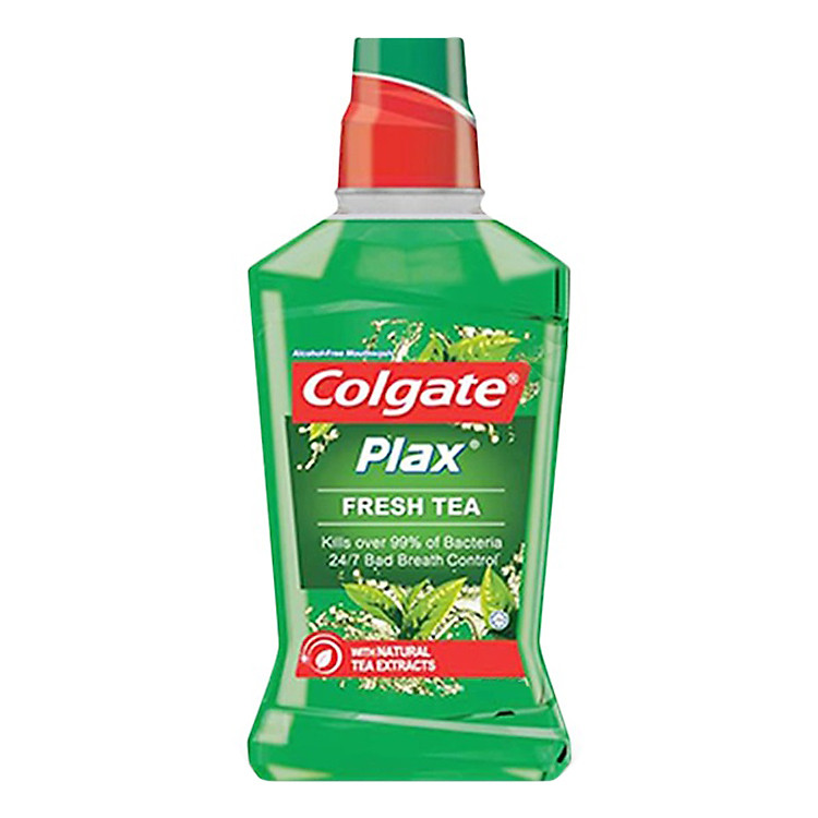 Nước Súc Miệng Colgate Plax Fresh Tea Trà Xanh Mát Lạnh (500ml) - 1525475