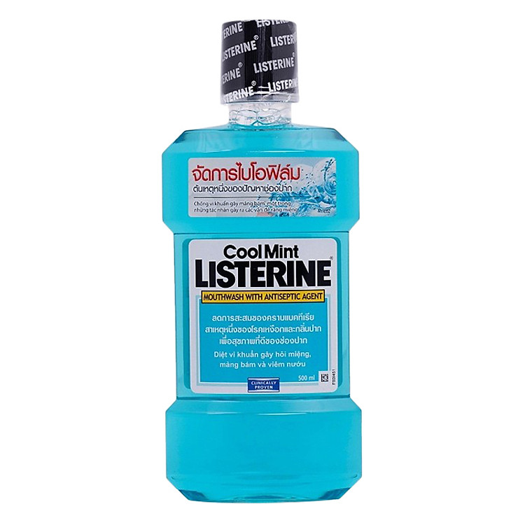 Nước Súc Miệng Hương Bạc Hà Listerine Cool Mint (500ml)