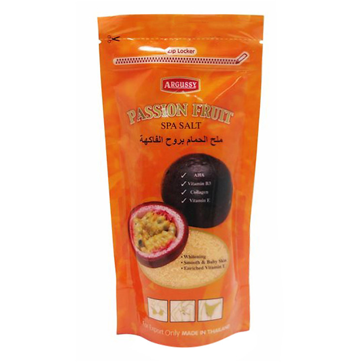 Muối Lấy Da Chết Spa Chanh Dây Argussy 300g