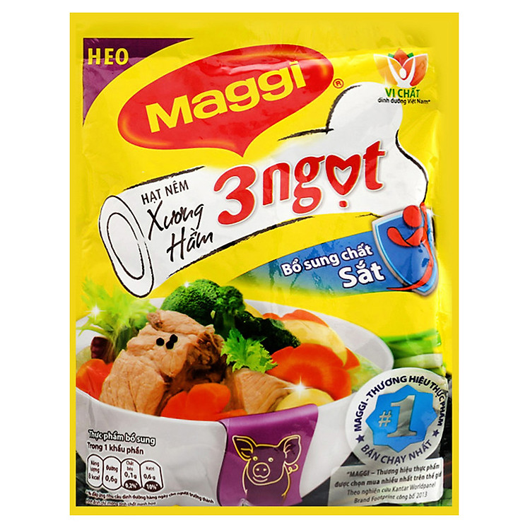 Hạt Nêm Maggi 3 Ngọt Vị Heo (200gr) -12226287