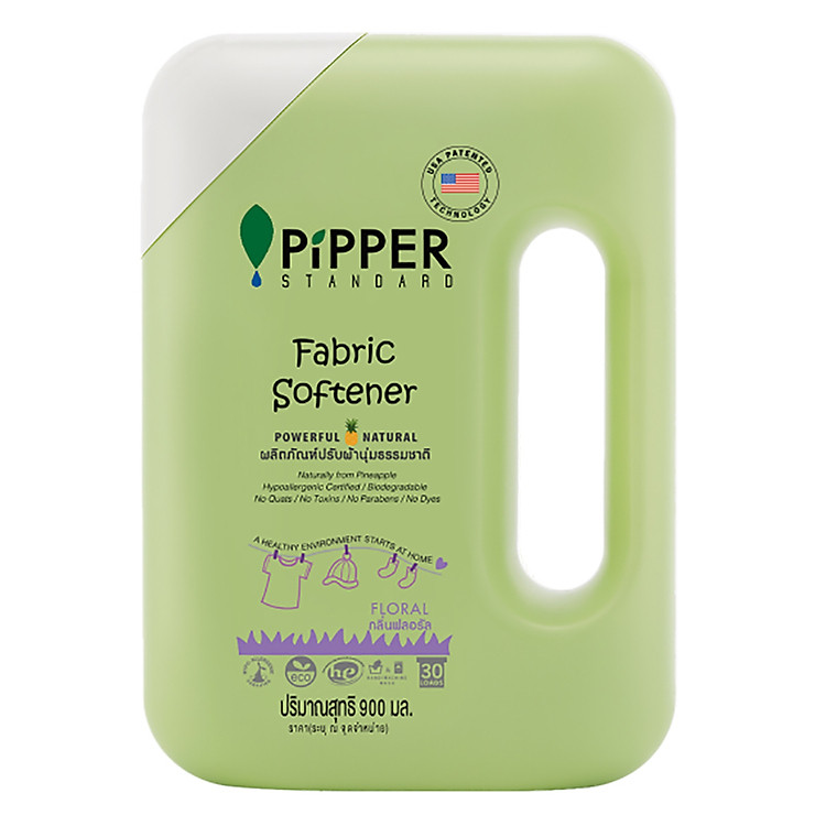 Nước Xả Vải Tự Nhiên Pipper Standard Hương Hoa Cỏ (900ml)