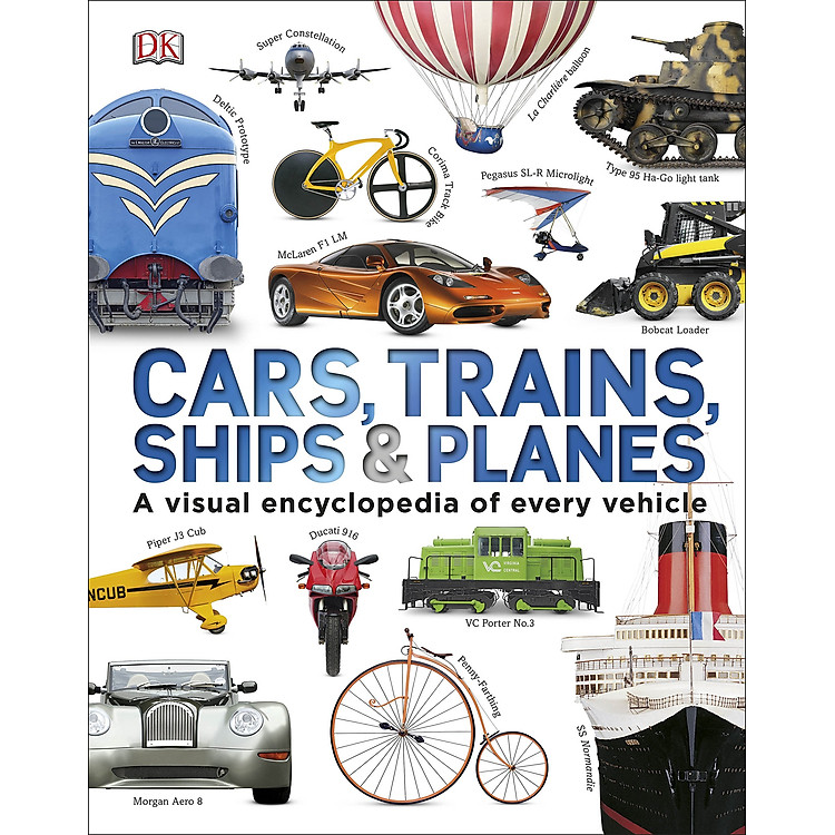 Sách Cars, Trains, Ships and Planes