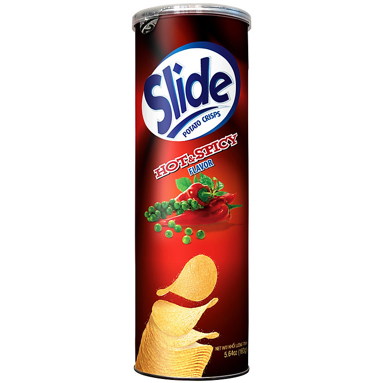 Khoai Tây Chiên Slide Kinh Đô vị Hot & Spicy Lon 160g