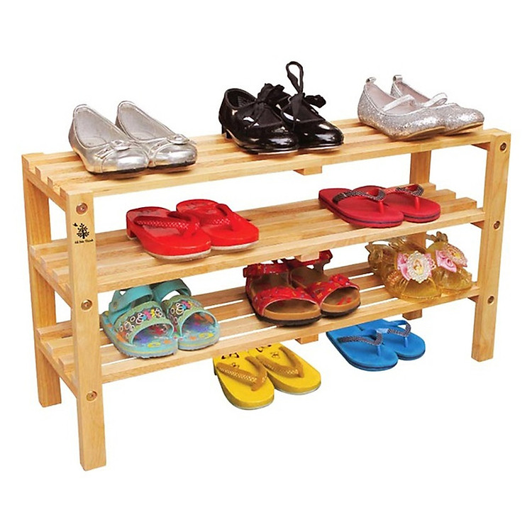 Kệ Giày Trẻ Em 3 Tầng TN Gỗ Đức Thành - 49371K - Hàng Chính Hãng