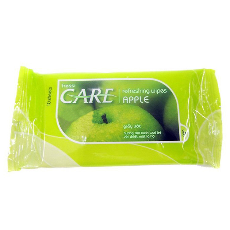 Gói 10 Khăn Ướt Fressi Care Apple