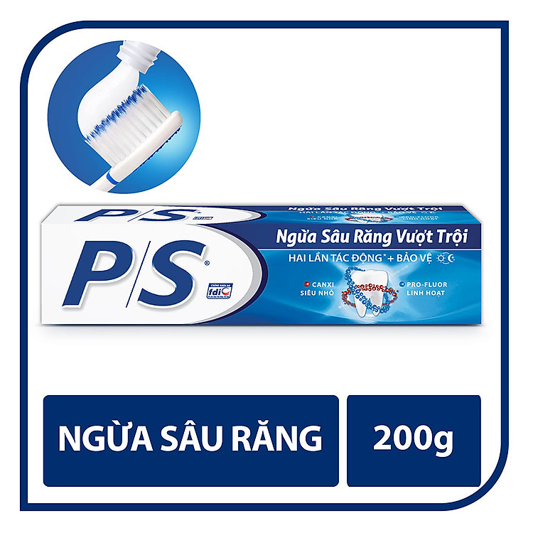Kem Đánh Răng P/S Ngừa Sâu Răng Vượt Trội 200g - 21103281