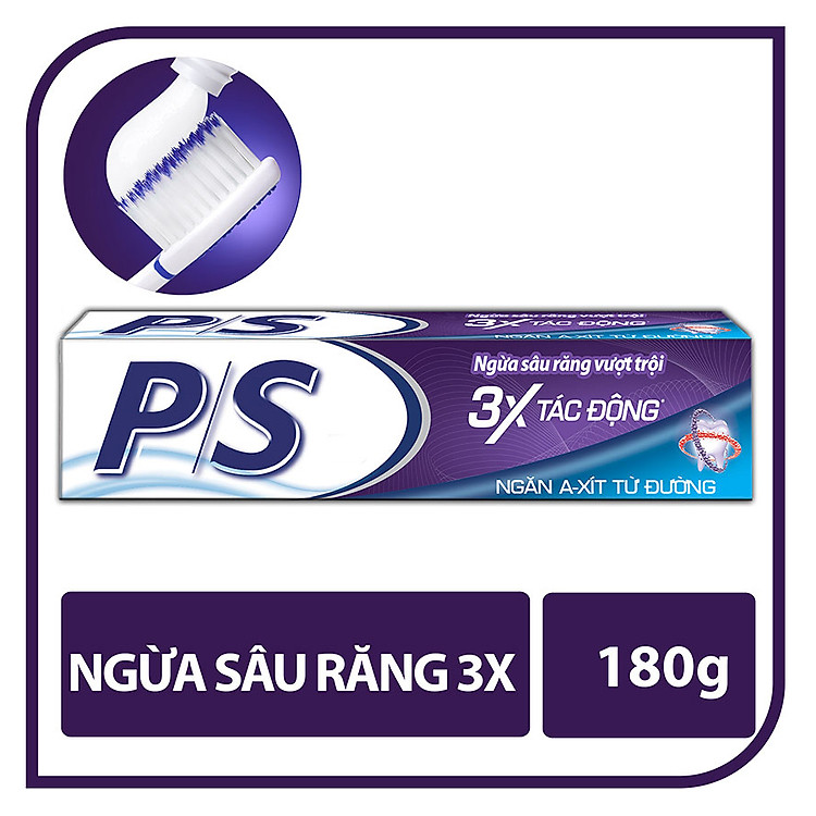 Kem Đánh Răng P/S Ngừa Sâu Răng Ngăn Axit Từ Đường 180g - 21109284