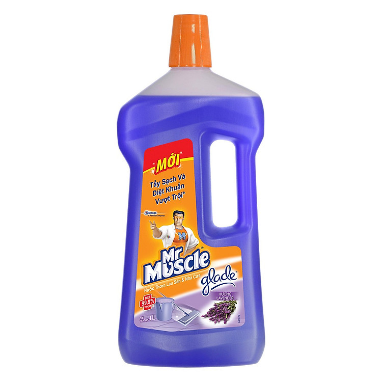 Nước Thơm Lau Nhà Diệt Khuẩn Mr Muscle Glade Hương Lavender (1L)