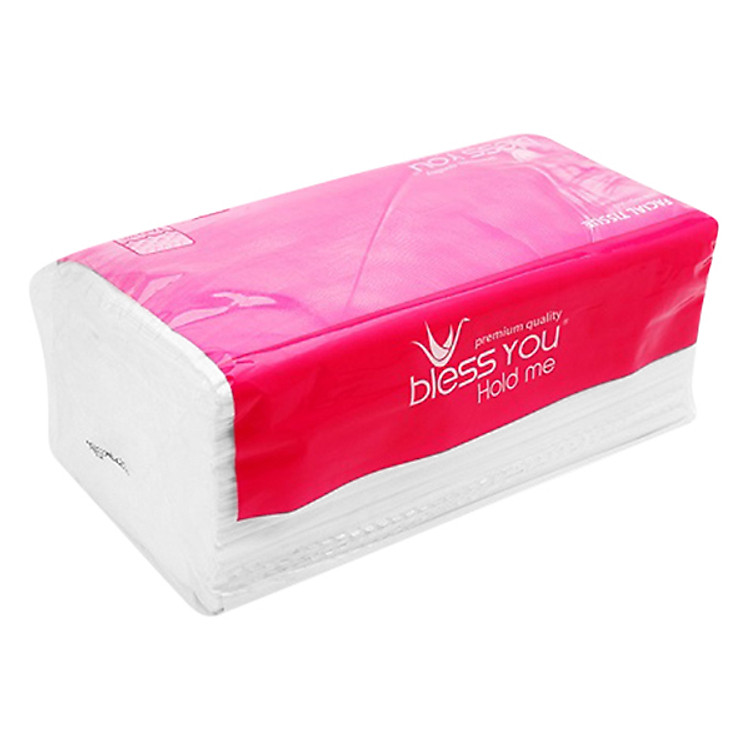 Lốc 250 Tờ Khăn Giấy lụa Softpack Cao Cấp Bless You Hold Me
