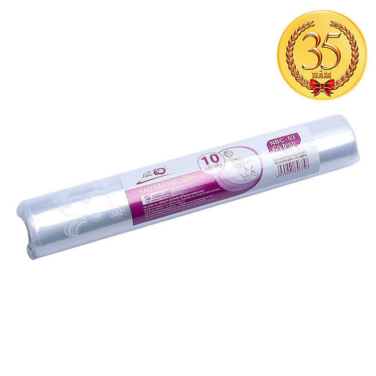 Lô 10 Bìa Bao Tập Thiên Long NBC-03 Loại 1 Có In