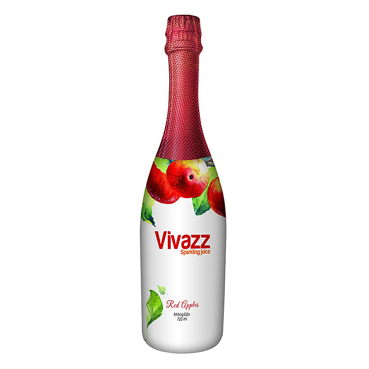 Nước Trái Cây Có Gas Vivazz Sparkling Juice Người Lớn Táo Đỏ R0106015 (720ml)