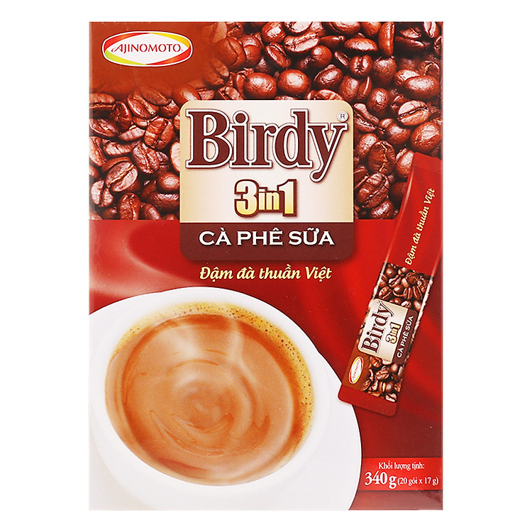 Hộp 20 Gói Birdy 3in1 Cà Phê Sữa