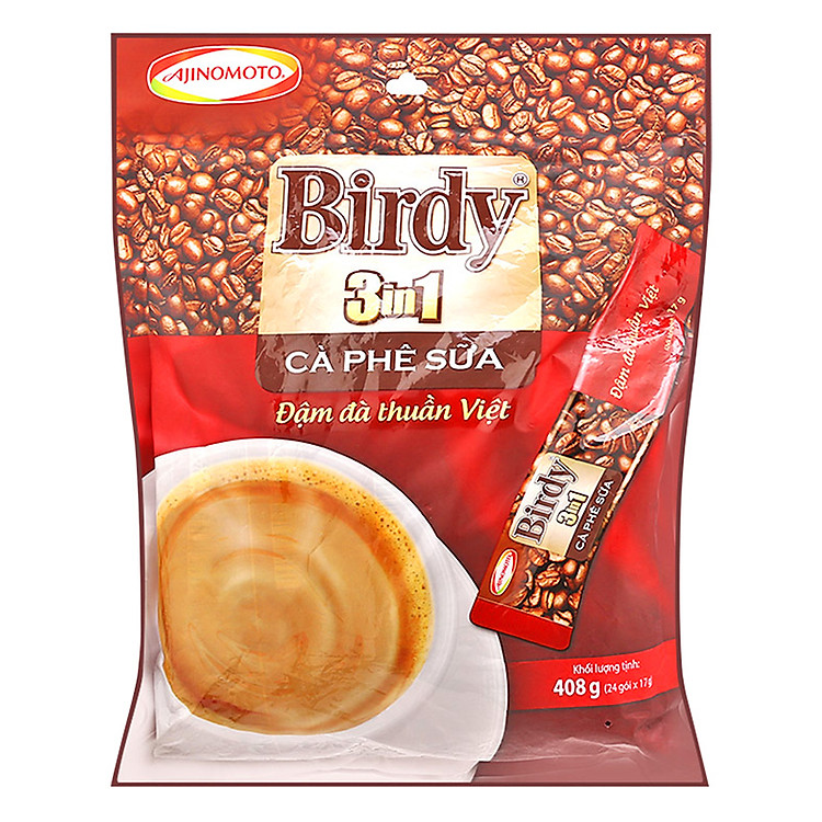 Bịch 24 Gói Birdy 3in1 Cà Phê Sữa