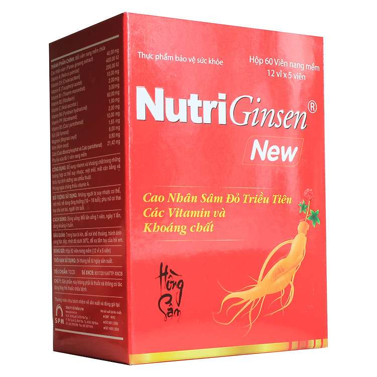 Thực Phẩm Chức Năng Cao Nhân Sâm NutriGinsen New (Hộp 12 Vỉ)