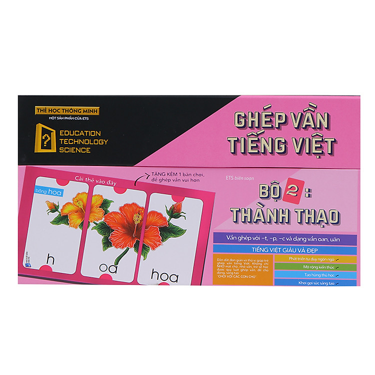 Thẻ Học Thông Minh Alphabooks Ghép Vần Tiếng Việt (Bộ 2: Thành Thạo)