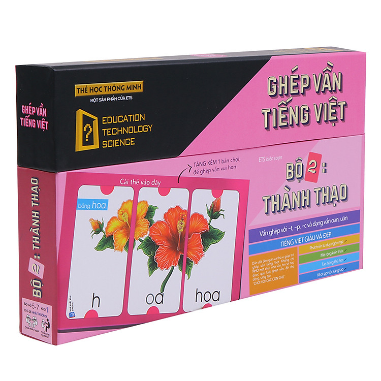 Thẻ Học Thông Minh Alphabooks Ghép Vần Tiếng Việt (Bộ 2: Thành Thạo) - Ảnh 2