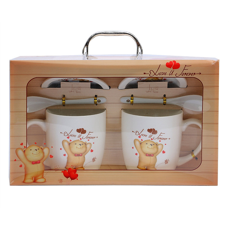 Ly Cặp 2 Gấu Hk9