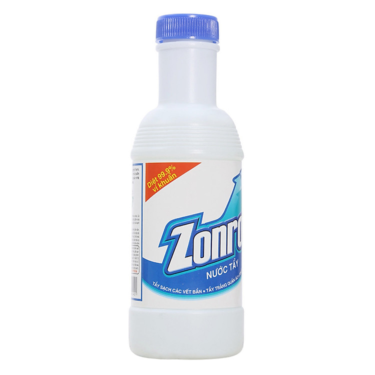 Nước Tẩy Trắng Diệt Khuẩn Zonrox Hương Thiên Nhiên 250ml - Xanh Dương