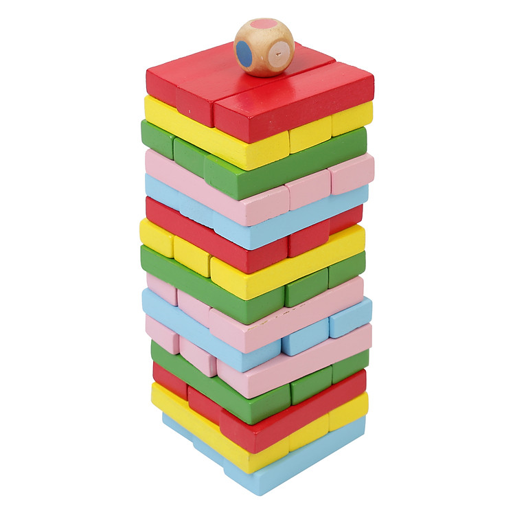 Đồ Chơi Gỗ Edugames Rút Gỗ Màu Mini Edugames - GA635