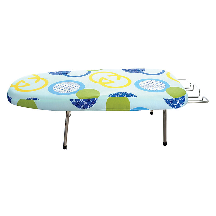 Bàn Để Ủi Quần Áo Kiểu Ngồi Lót Nhựa KokOmega BU-06 37 x 80 cm (Họa Tiết Ngẫu Nhiên)