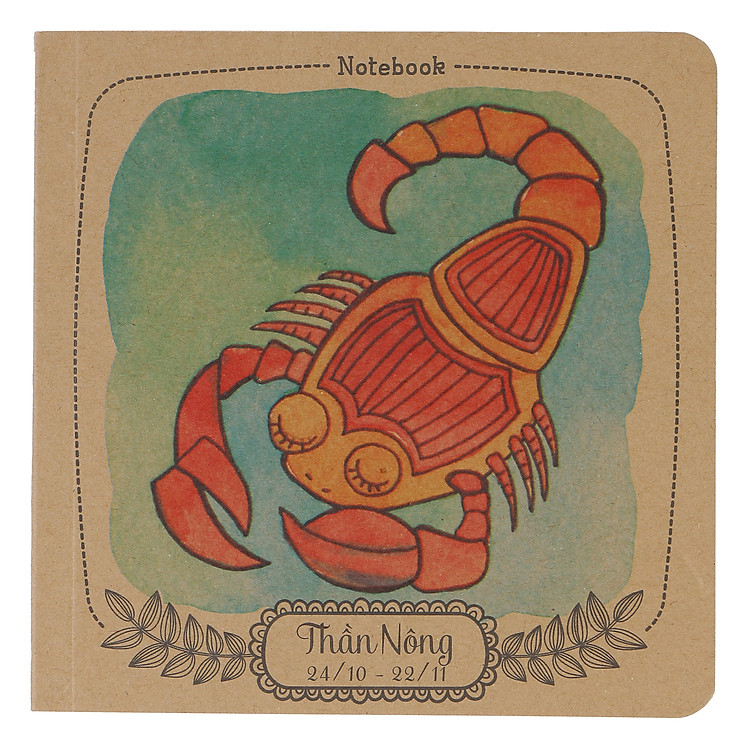 Sổ Notebook Minh Long - 12 Cung Hoàng Đạo - Thần Nông