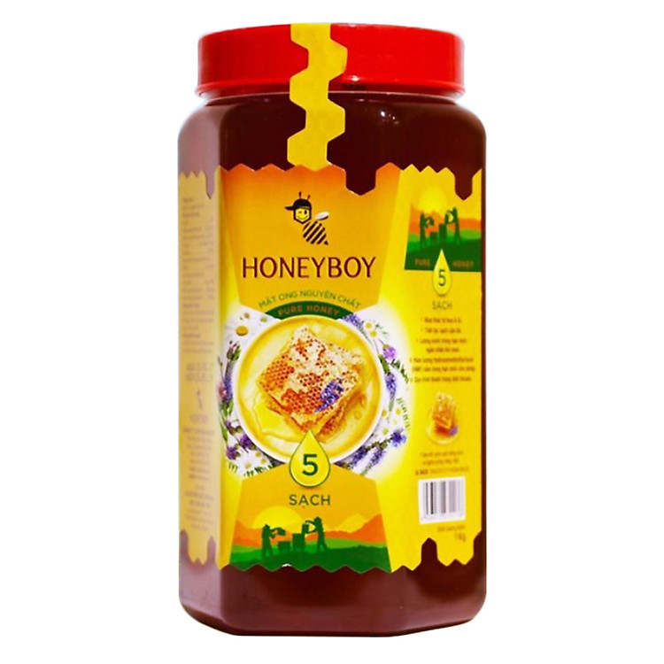 Thực Phẩm Chức Năng Mật Ong Thiên Nhiên 5 Sạch Honeyboy (1Kg)