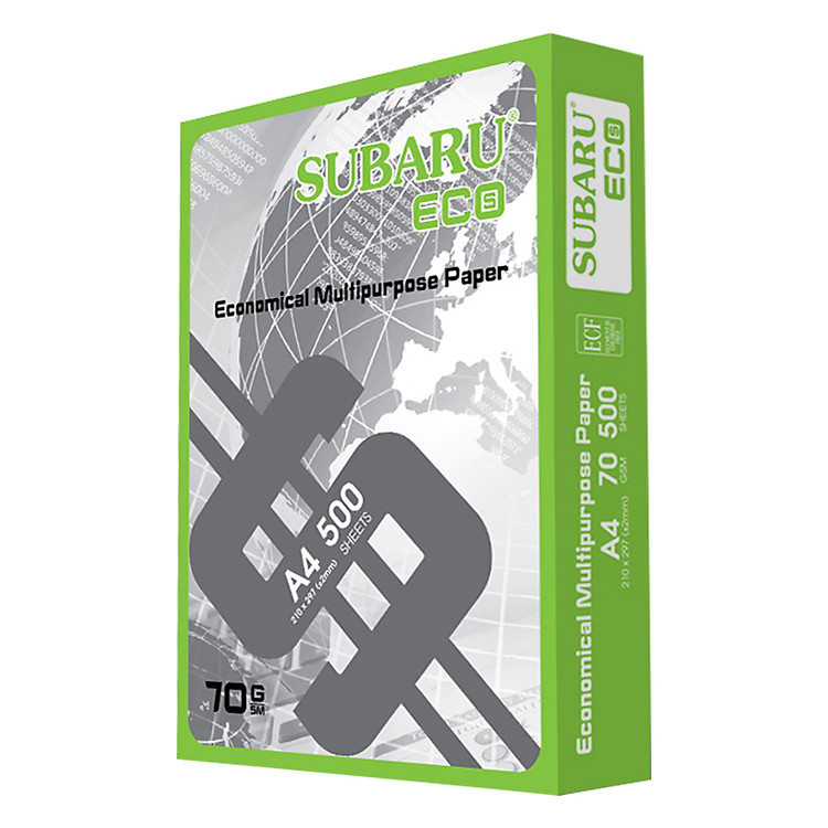 Giấy Subaru Eco ĐL70 - Xanh lá