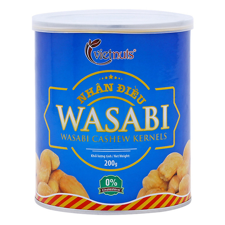 Nhân Điều Wasabi Vietnuts Hộp 200g