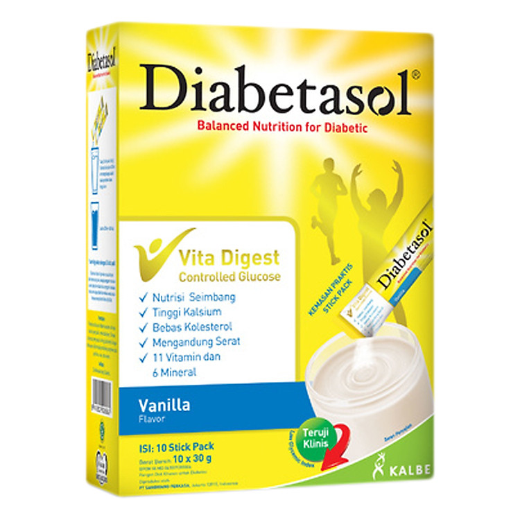 Sữa Bột Vani Diabetasol Hộp 180g