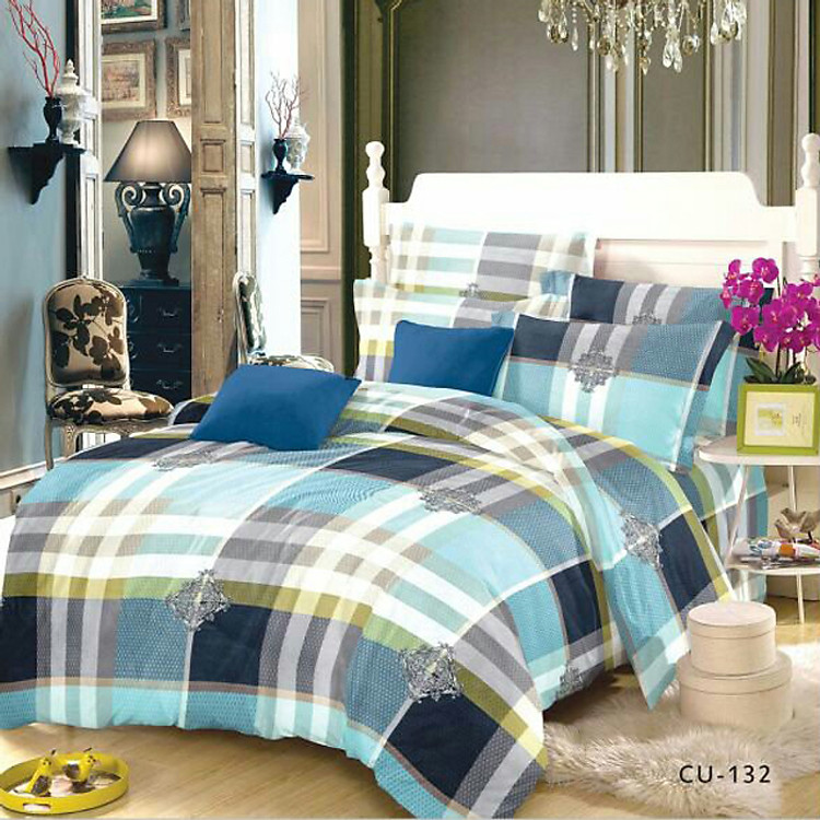 Bộ Ga Bọc Cotton Satin Drap24 GA-132-1M8