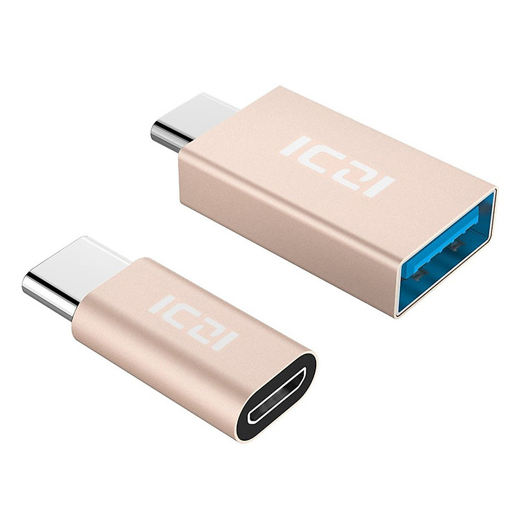 Đầu Chuyển Type C ICZI (90035) - Hồng - Hàng Chính Hãng