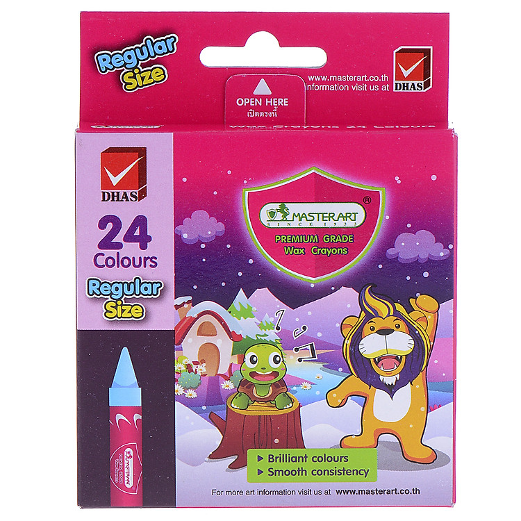 Bút Sáp 24 Màu Masterart Elephant 24C