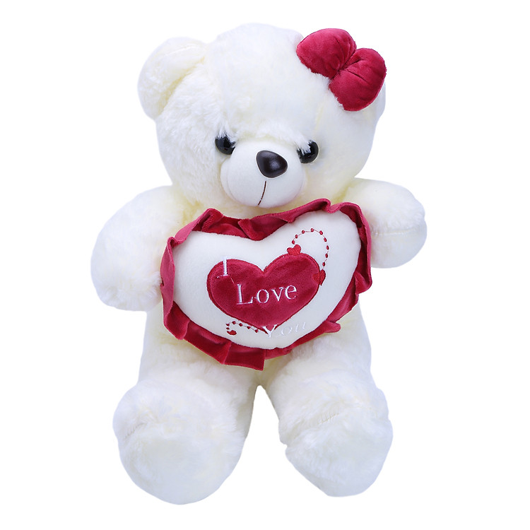 Thú Bông Gấu Ôm Tim 0120 - Mẫu 3 (Size Nhỏ)